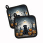 Caroline's Treasures Pug Dogs Set of 2 Kitchen Pot Holders