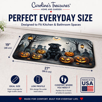 Caroline's Treasures Pug Dogs Memory Foam Mat 19x27