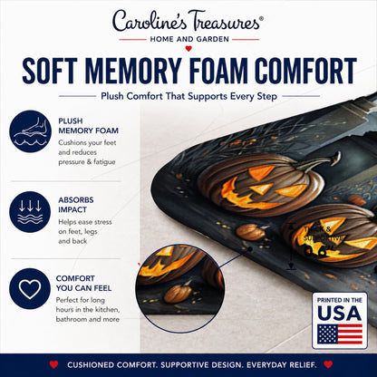 Caroline's Treasures Pug Dogs Memory Foam Mat 19x27
