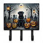Caroline's Treasures Pug Dogs Halloween Ceramic Triple Wall Hook