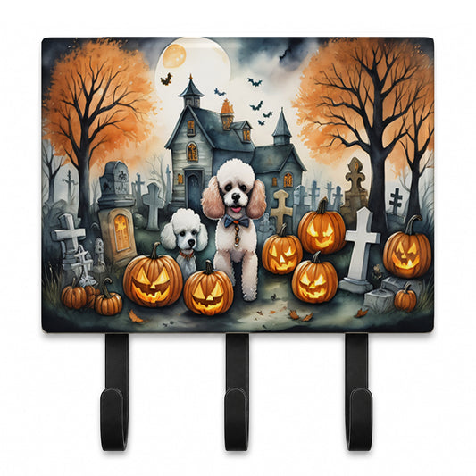 Caroline's Treasures Poodle Dogs Halloween Ceramic Triple Wall Hook