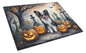 Caroline's Treasures DAC2069LCB Papillon Spooky Halloween Glass Cutting Board Large Decorative Tempered Glass Kitchen Cutting and Serving Board Large Size Chopping Board