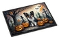 Caroline's Treasures DAC2069MAT Papillon Spooky Halloween Doormat 18x27 Front Door Mat Indoor Outdoor Rugs for Entryway, Non Slip Washable Low Pile, 18H X 27W