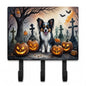 Caroline's Treasures Papillon Dogs Halloween Ceramic Triple Wall Hook