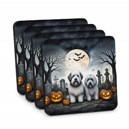 Caroline's Treasures Old English Sheepdog Dogs Drink Coasters Set of 4
