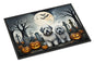 Caroline's Treasures DAC2071MAT Old English Sheepdog Spooky Halloween Doormat 18x27 Front Door Mat Indoor Outdoor Rugs for Entryway, Non Slip Washable Low Pile, 18H X 27W