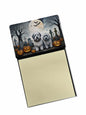 Caroline's Treasures Old English Sheepdog Spooky Halloween Sticky Note Holder Refillable Dispenser Self-Sticky Note Pads, Memo Pads Blank Desk Accessories