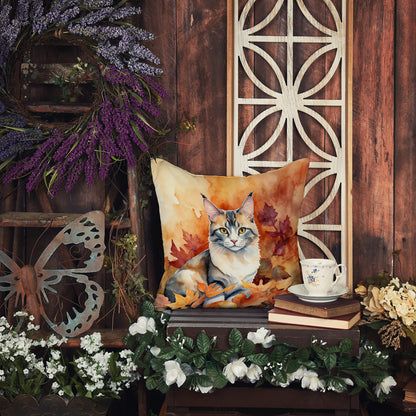 Caroline's Treasures Aphrodite Giant Cat in Fall Leaves Throw Pillow Machine Washable, Indoor Outdoor Decorative Pillow - image 6