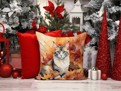 Caroline's Treasures Aphrodite Giant Cat in Fall Leaves Throw Pillow Machine Washable, Indoor Outdoor Decorative Pillow - image 7