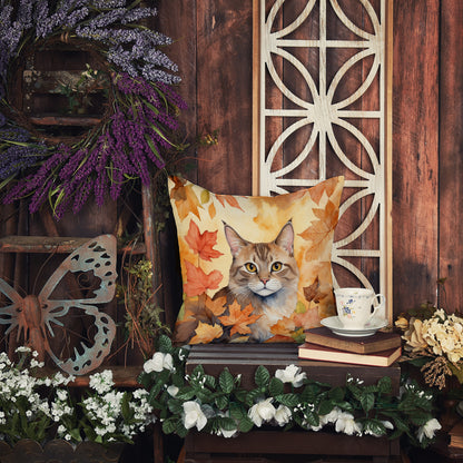 Caroline's Treasures Dwelf Cat in Fall Leaves Throw Pillow Machine Washable, Indoor Outdoor Decorative Pillow for - image 5