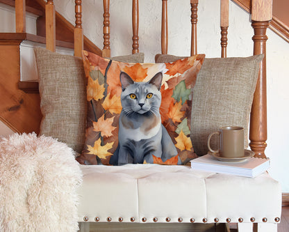Caroline's Treasures Korat Cat in Fall Leaves Throw Pillow Machine Washable, Indoor Outdoor Decorative Pillow for - image 3