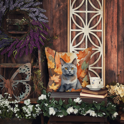 Caroline's Treasures Korat Cat in Fall Leaves Throw Pillow Machine Washable, Indoor Outdoor Decorative Pillow for - image 5