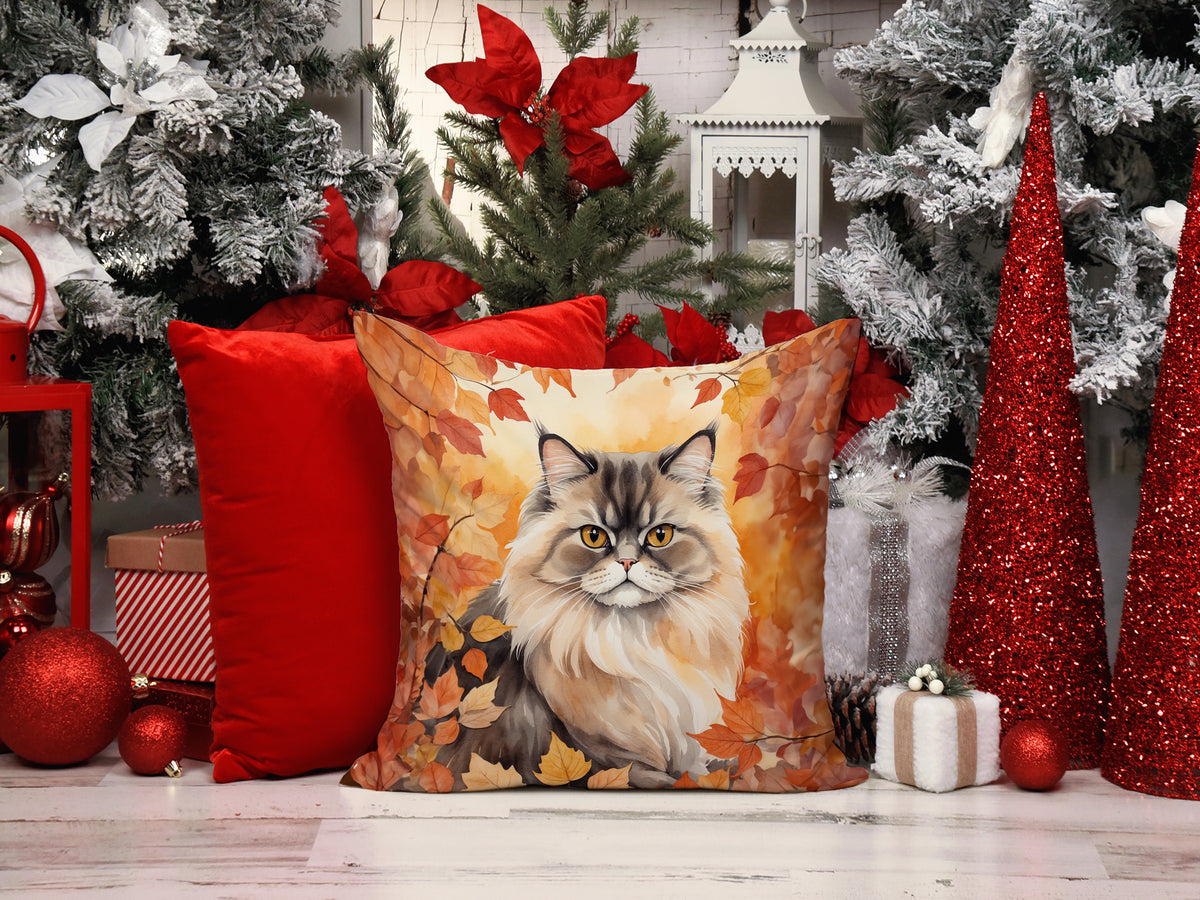 Caroline's Treasures Persian Cat in Fall Leaves Throw Pillow Machine Washable, Indoor Outdoor Decorative Pillow for - image 7