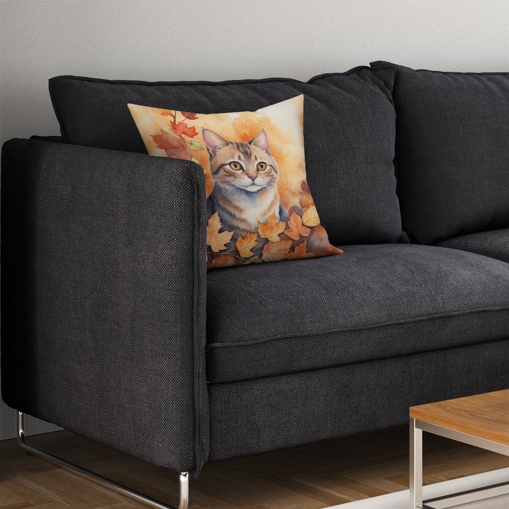 Caroline's Treasures Raas Cat in Fall Leaves Throw Pillow Machine Washable, Indoor Outdoor Decorative Pillow for Couch, - image 7