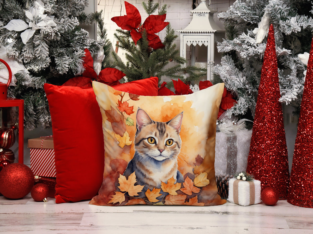 Caroline's Treasures Raas Cat in Fall Leaves Throw Pillow Machine Washable, Indoor Outdoor Decorative Pillow for Couch, - image 7