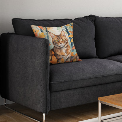 Caroline's Treasures Sokoke Cat in Fall Leaves Throw Pillow Machine Washable, Indoor Outdoor Decorative Pillow for - image 7