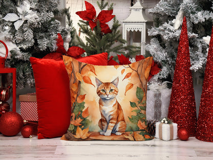 Caroline's Treasures Suphalak Cat in Fall Leaves Throw Pillow Machine Washable, Indoor Outdoor Decorative Pillow for - image 6
