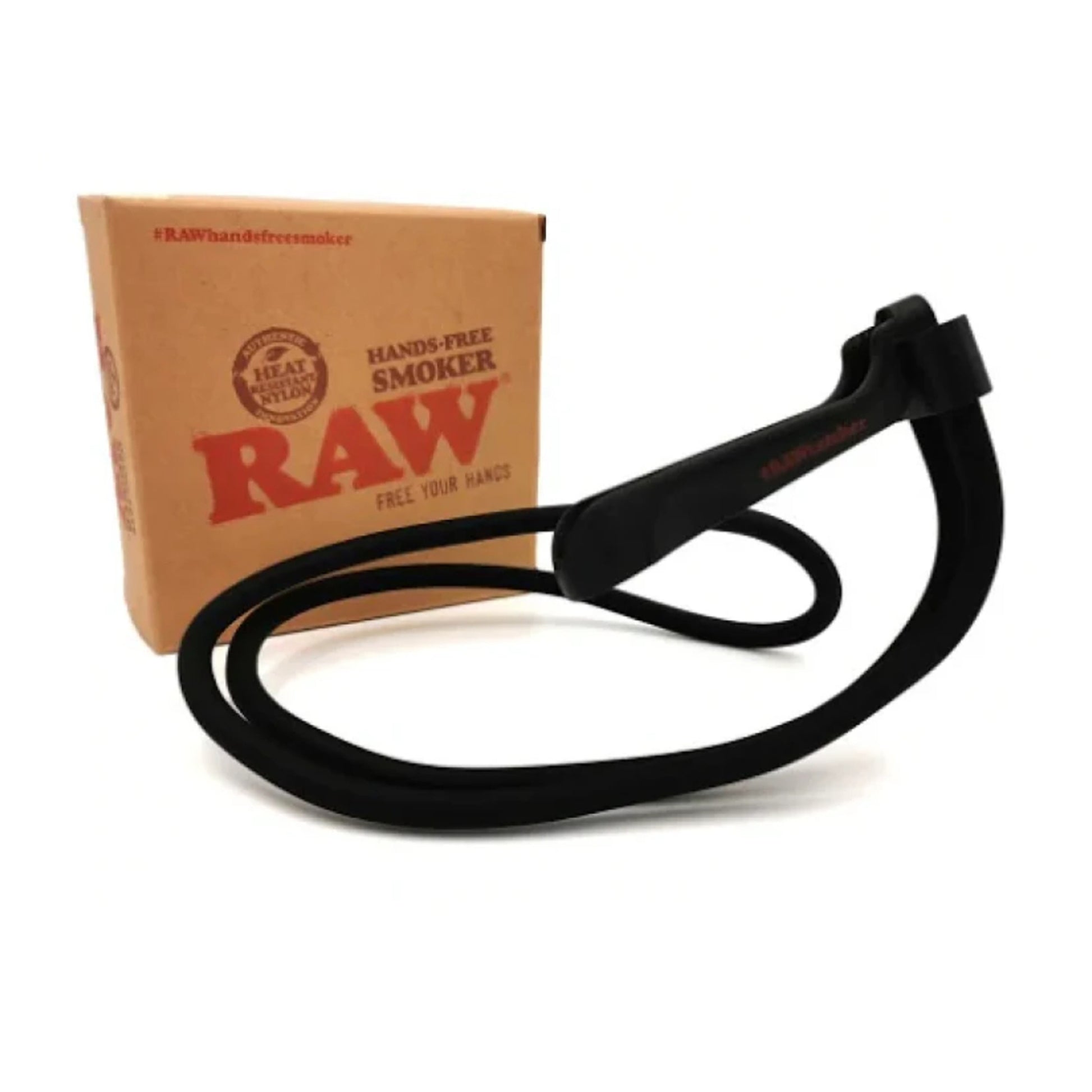 RAW Hands-Free Smoker – Heat-resistant nylon joint holder with built-in ashtray