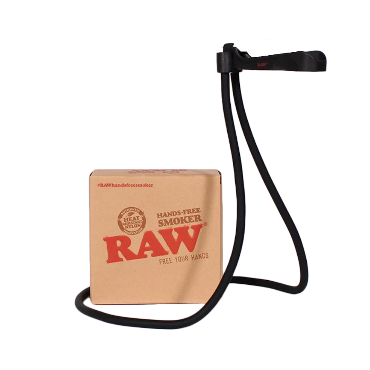 RAW Hands-Free Smoker – Heat-resistant nylon joint holder with built-in ashtray