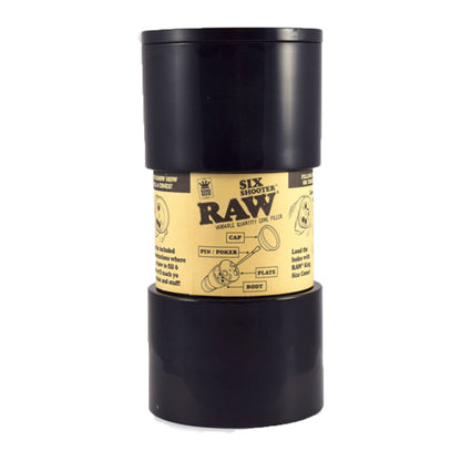 RAW King Size Six Shooter and 32 Pre-Rolled Cones – Fast, clean, and easy cone filling bundle