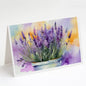 Caroline's Treasures Lavender Greeting Cards -8 Pack