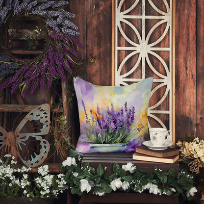 Caroline’s Treasures Lavender 14” x 14” Throw Pillow