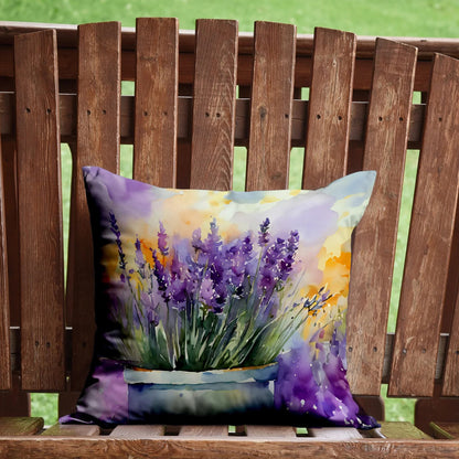 Caroline’s Treasures Lavender 14” x 14” Throw Pillow