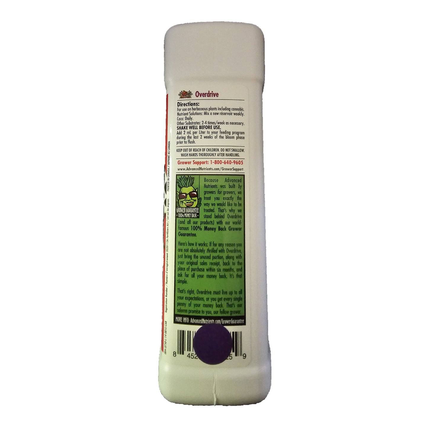 Advanced Nutrients Overdrive 1-5-4 Liquid Fertilizer -1L