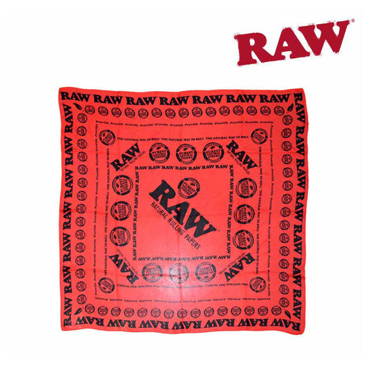 RAW Ultra Soft Vegan Fashion Scarf – 46" x 46" -Red