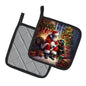 Caroline's Treasures Decorative Rottweiler and Santa Pot Holders