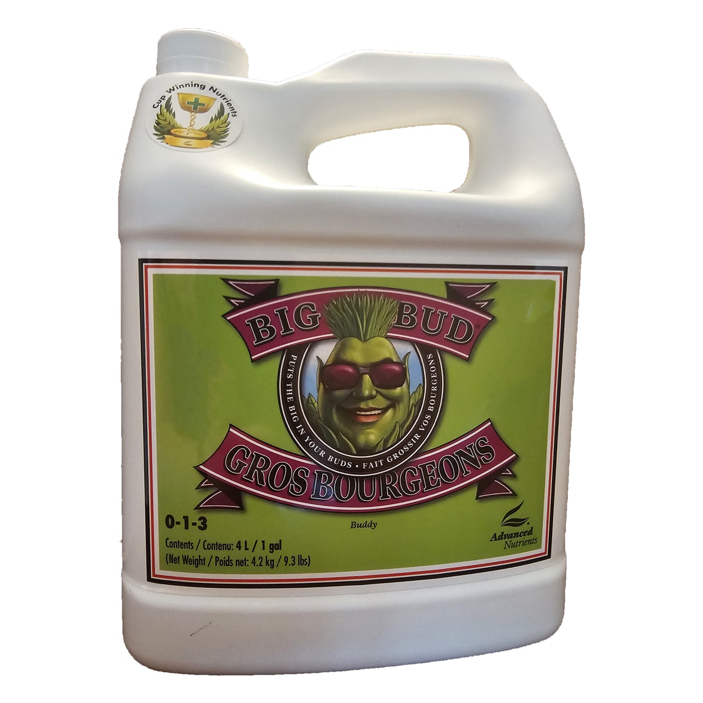 Advanced Nutrients Bug Bud 0-1-3 Liquid Fertilizer -Available in 2 sizes 4L and 1L