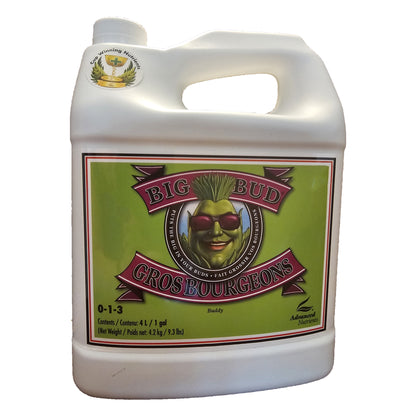 Advanced Nutrients Bug Bud 0-1-3 Liquid Fertilizer -Available in 2 sizes 4L and 1L